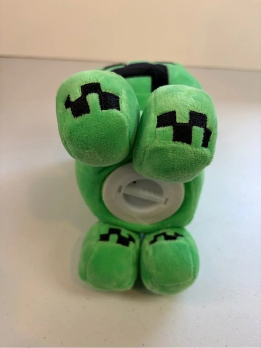 Minecraft Video Game Green Creeper Stuffy Stuffed Plush Coin Piggy Bank
